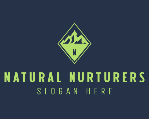 Mountain Outdoor Hiking logo design