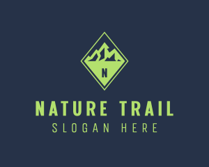 Mountain Outdoor Hiking logo design