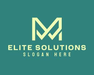 Professional Minimalist Letter M Company logo