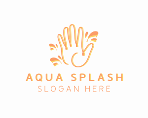 Hand Doodle Splash logo design