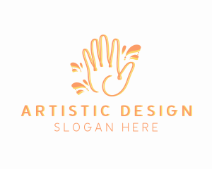 Hand Doodle Splash logo