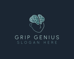 Human Brain Intelligence logo design