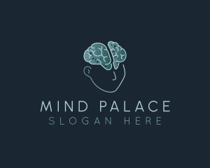 Human Brain Intelligence logo design