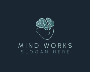 Human Brain Intelligence logo design