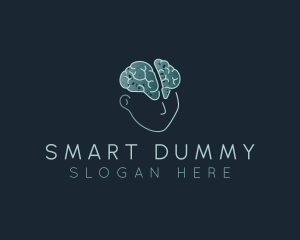 Human Brain Intelligence logo design