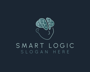 Human Brain Intelligence logo design