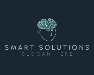 Human Brain Intelligence logo design