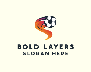 Soccer Sports League logo design