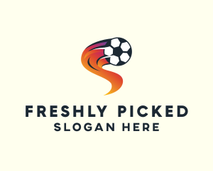 Soccer Sports League logo design