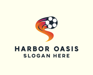 Soccer Sports League logo design