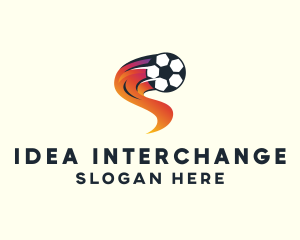 Soccer Sports League logo design