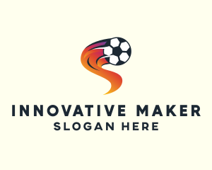 Soccer Sports League logo design