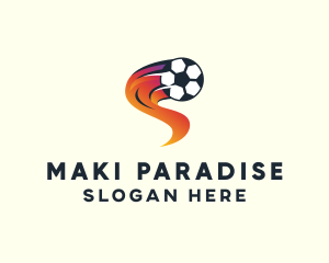 Soccer Sports League logo design