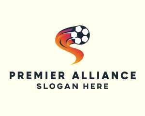 Soccer Sports League logo design