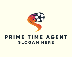 Soccer Sports League logo design