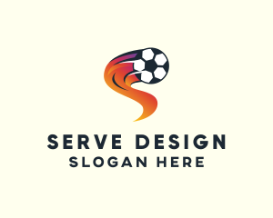 Soccer Sports League logo design