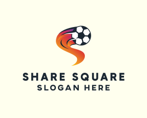 Soccer Sports League logo design