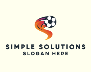 Soccer Sports League logo design