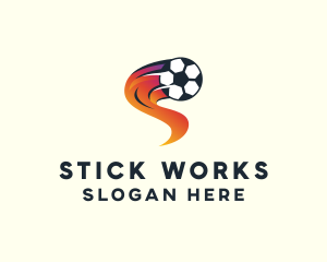 Soccer Sports League logo design