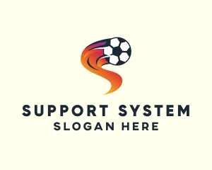 Soccer Sports League logo design