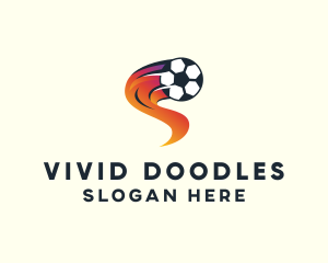 Soccer Sports League logo design