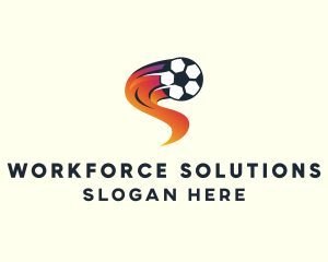 Soccer Sports League logo design