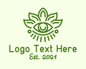 Green Leaf Eye logo