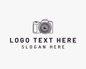 Portrait - Camera Photo Studio logo design
