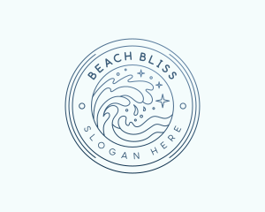 Summer Beach Resort logo design