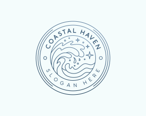 Summer Beach Resort logo design