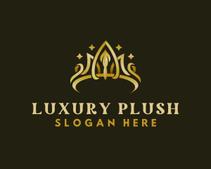 Luxury Tiara Crown logo design