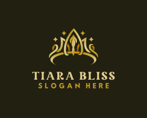 Luxury Tiara Crown logo design