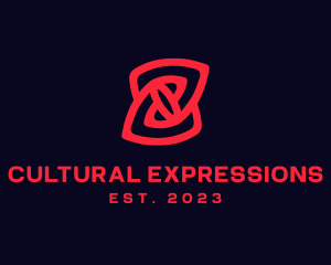 Abstract Gaming Symbol logo