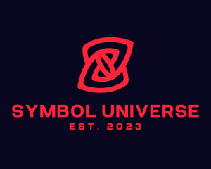 Abstract Gaming Symbol logo