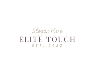 Deluxe Fashion Wordmark logo