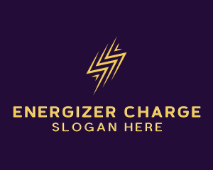 Arrow Lightning Power logo design