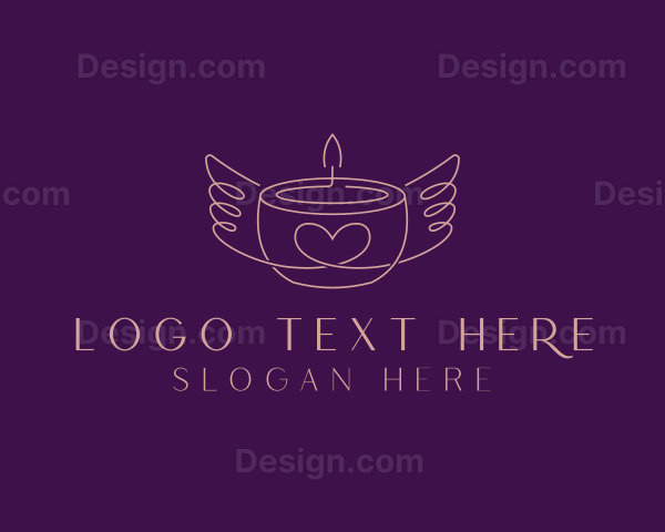 Decor Candle Wings Logo