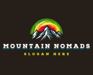 Majestic Blue Mountain logo design