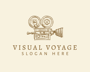 Film Camera Handdrawn logo