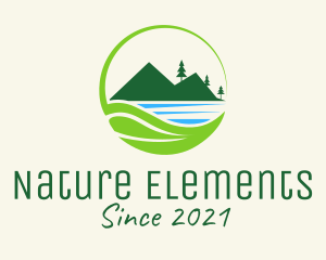 Nature Mountain Park  logo design