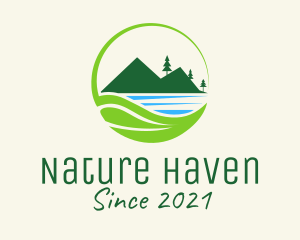 Nature Mountain Park  logo design