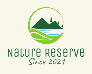 Nature Mountain Park  logo design