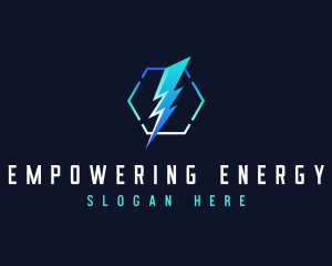 Lightning Energy Electric logo design