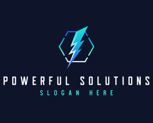 Lightning Energy Electric logo design