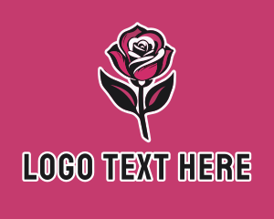 Blooming Flower Rose logo