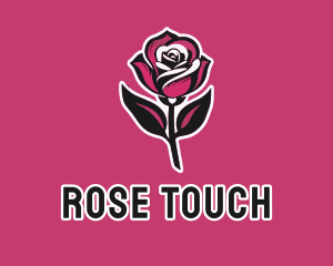 Blooming Flower Rose logo