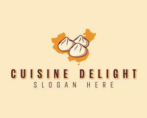 Chinese Dumplings Food logo design