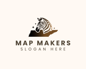 Tennessee Zebra Animal logo design