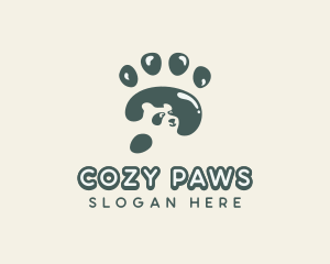 Panda Paw Veterinary logo design