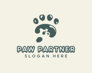 Panda Paw Veterinary logo design